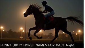 FUNNY DIRTY HORSE NAMES FOR RACE NIGHTS